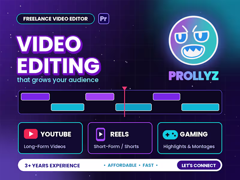 Cover image for Short-Form Video Editor | Reels, TikToks & YouTube Shorts