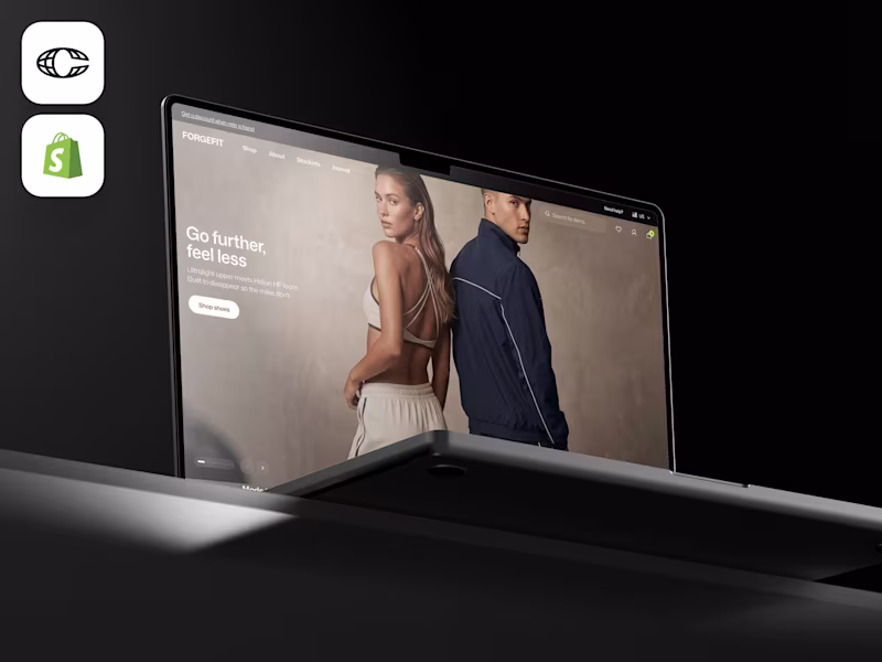 Cover image for Framer eCommerce website made for performance sportswear brand
