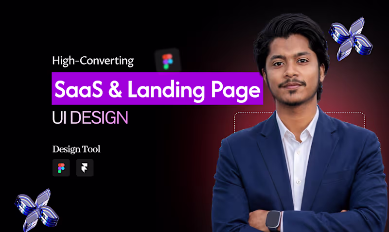 Cover image for High-converting Landing Page Design in Figma
