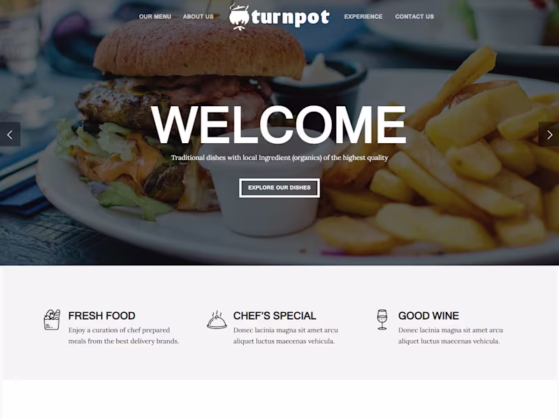 Cover image for Website Design for Turnpot