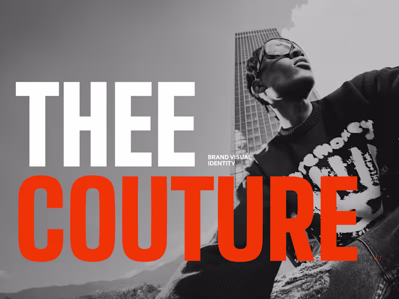 Cover image for Visual identity for Thee Couture