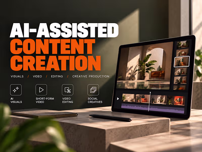 Cover image for AI-Assisted Content Creation | Visuals & Video