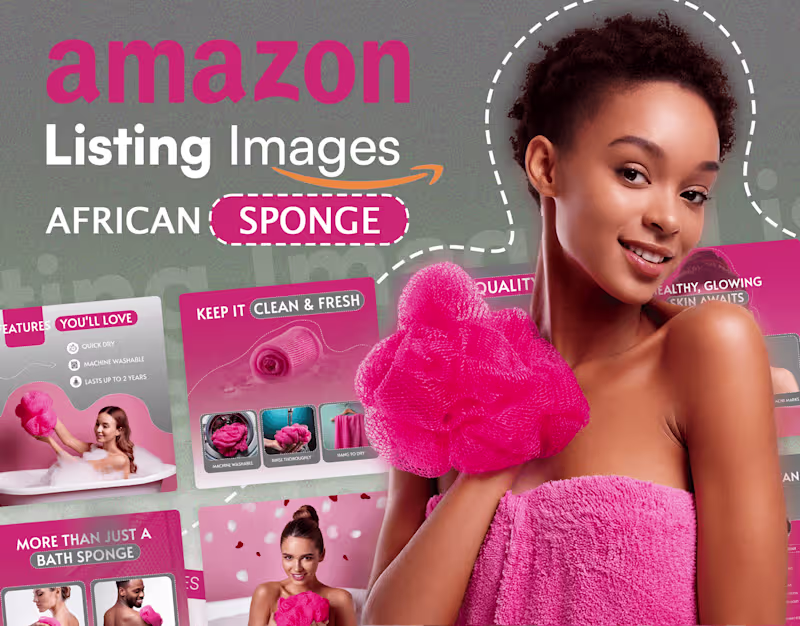 Cover image for Amazon Listing Images | African Sponge