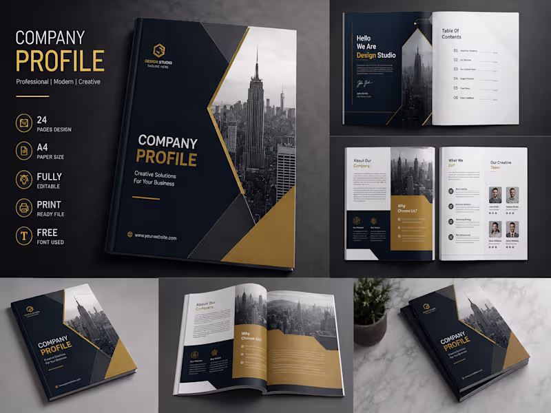 Cover image for Premium Brochure and Professional Corporate Profile Design