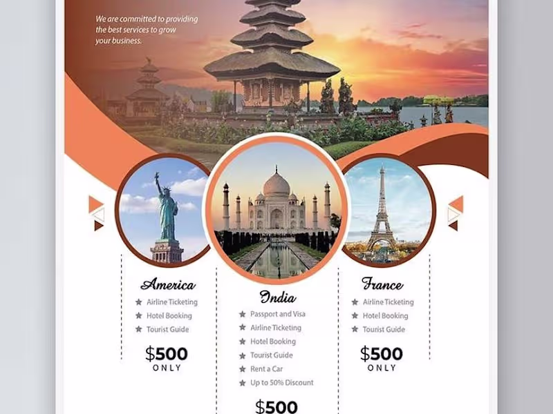 Cover image for Holiday Travel Flyer Design