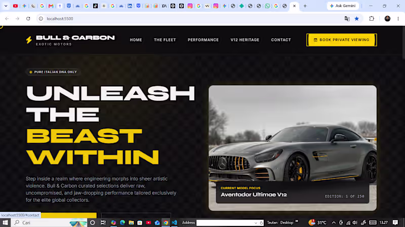 Cover image for I made a website using