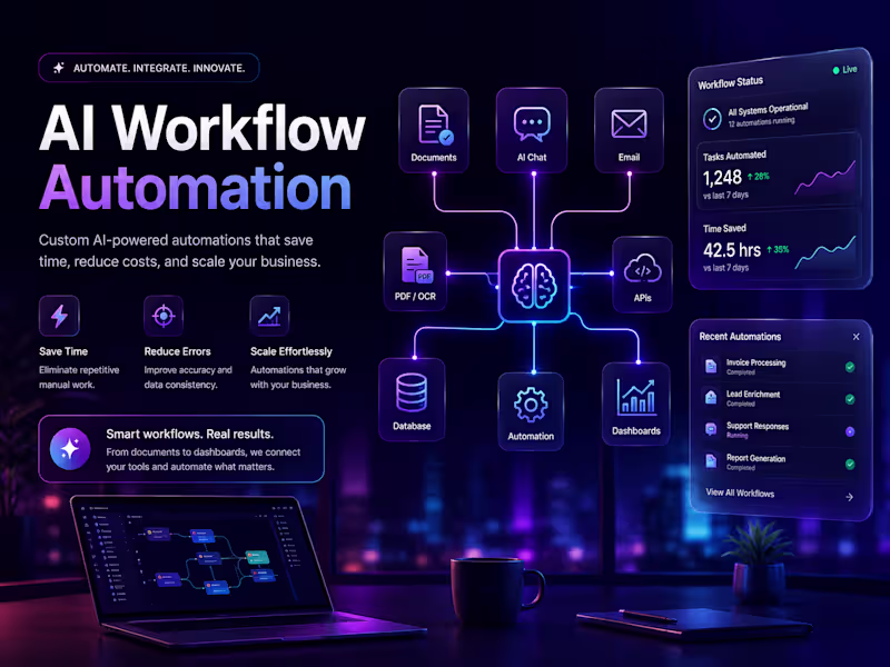 Cover image for Custom AI Workflow Automation for Your Business