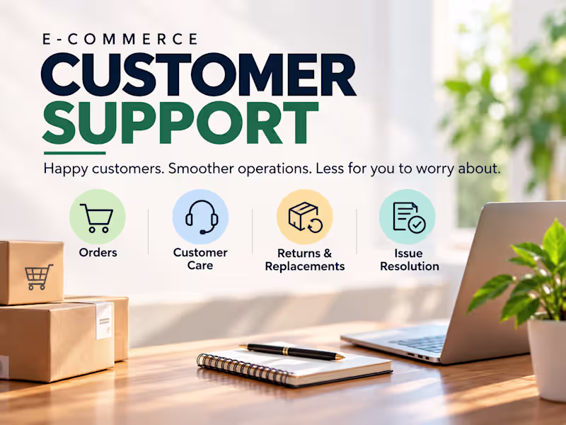Cover image for E-commerce Customer Support & Order Management