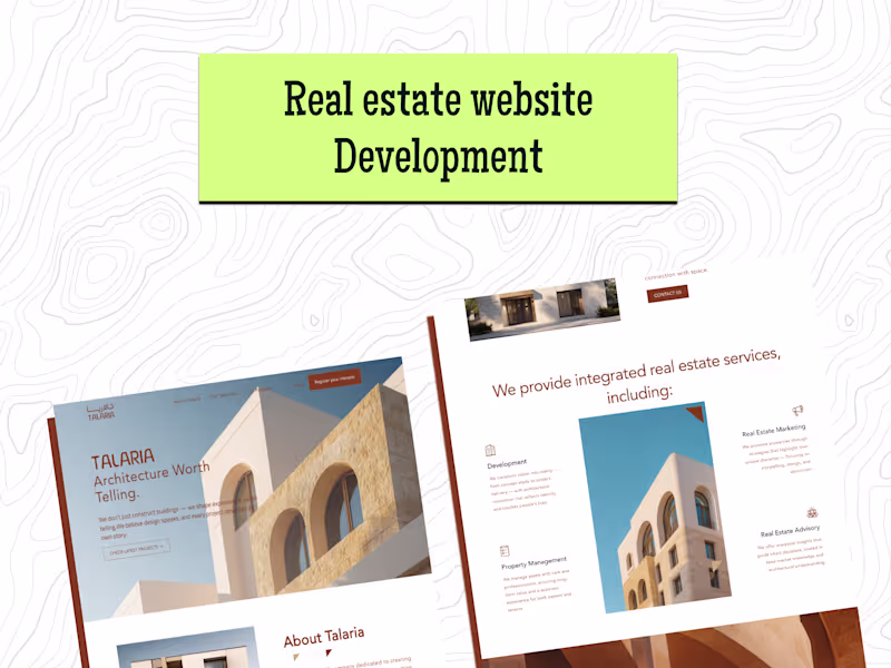 Cover image for Talaria - Real estate website Development