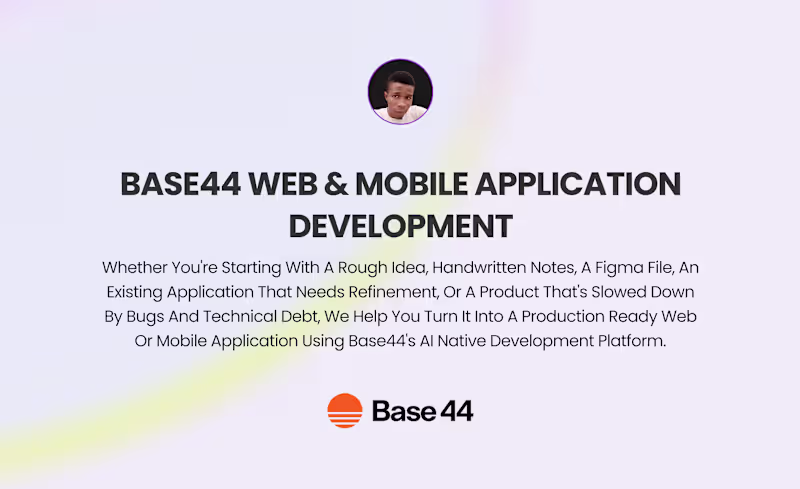 Cover image for Base44 Web & Mobile Application Development 