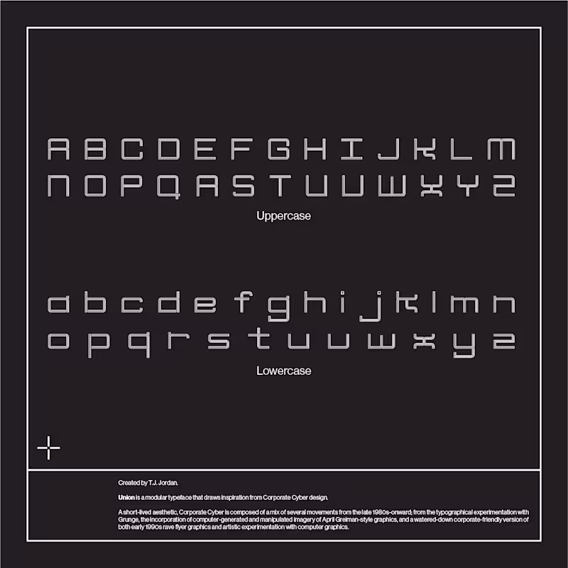 Cover image for Custom "Union" typeface with teaser