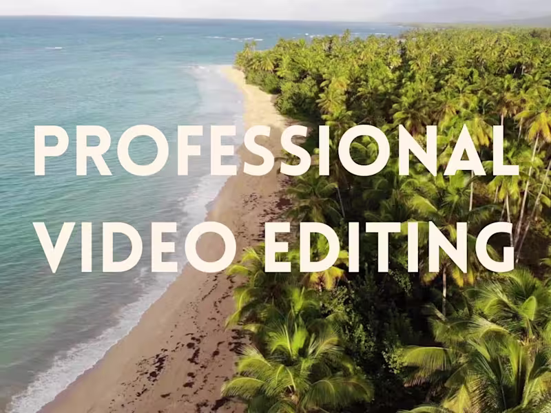 Cover image for I am here to help with your video editing work :)