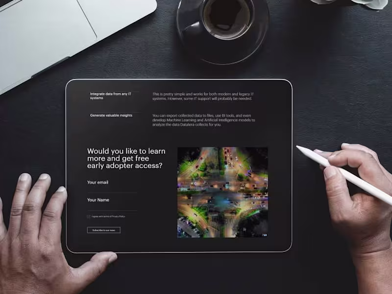 Cover image for Landing page for IT project