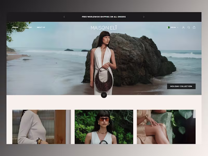 Cover image for Luxury Shopify Store Development for Maison Eli