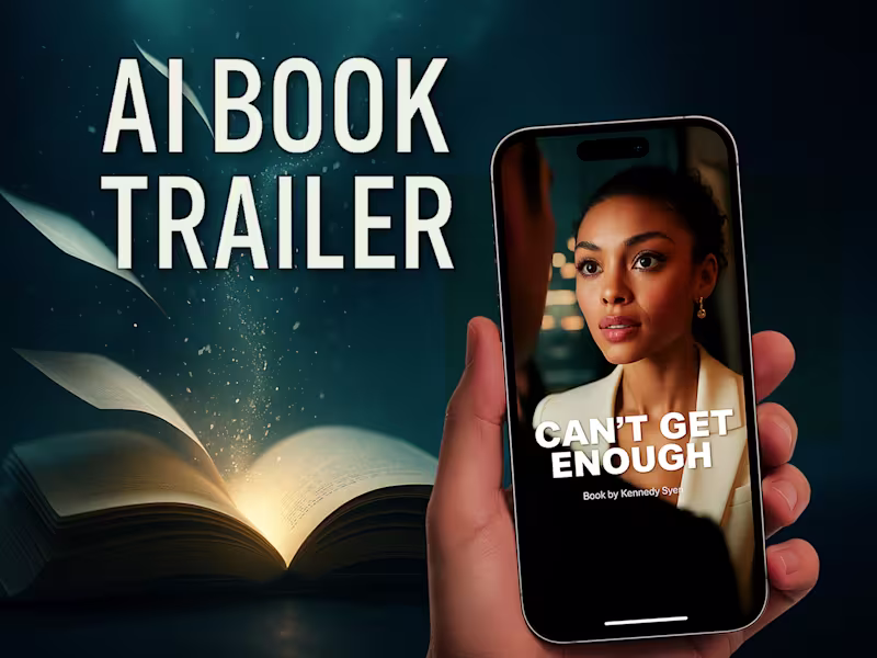 Cover image for Book Trailer - AI generated cinematic video