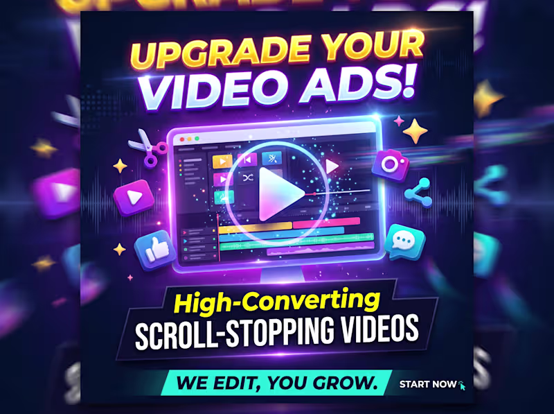 Cover image for Social Media Video Ads Editing