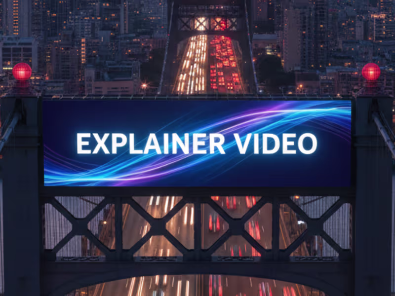 Cover image for 2D animated explainer video production