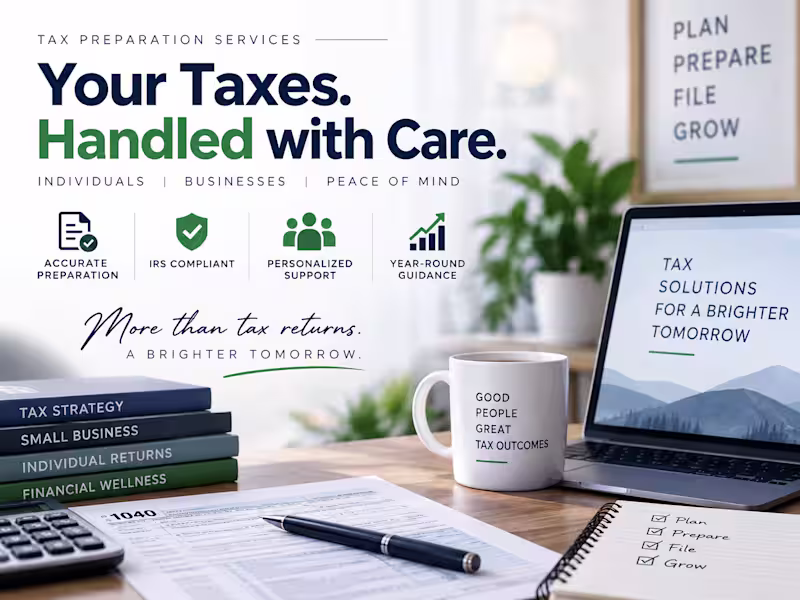 Cover image for U.S Tax Preparation for Individuals and Businesses