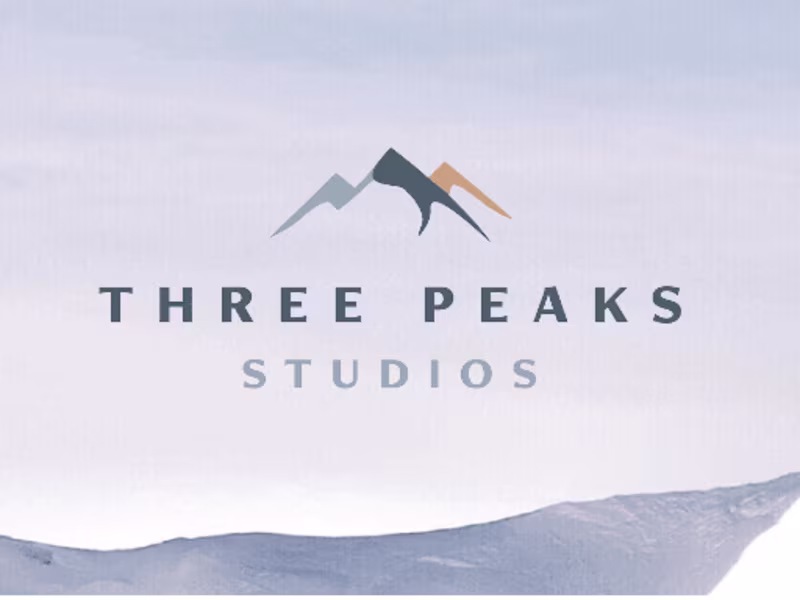 Cover image for Three Peaks Studios - Branding 