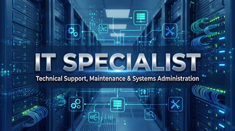 Cover image for IT Maintenance, Support & Network Configuration