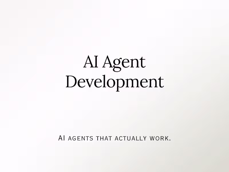 Cover image for Custom AI agents that think, act and execute real business tasks