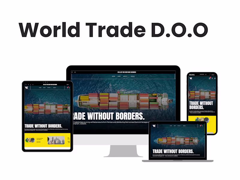 Cover image for World Trade D.O.O iS a