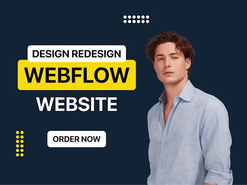 Cover image for Webflow Website Design for SaaS | Clean & Conversion-Focused
