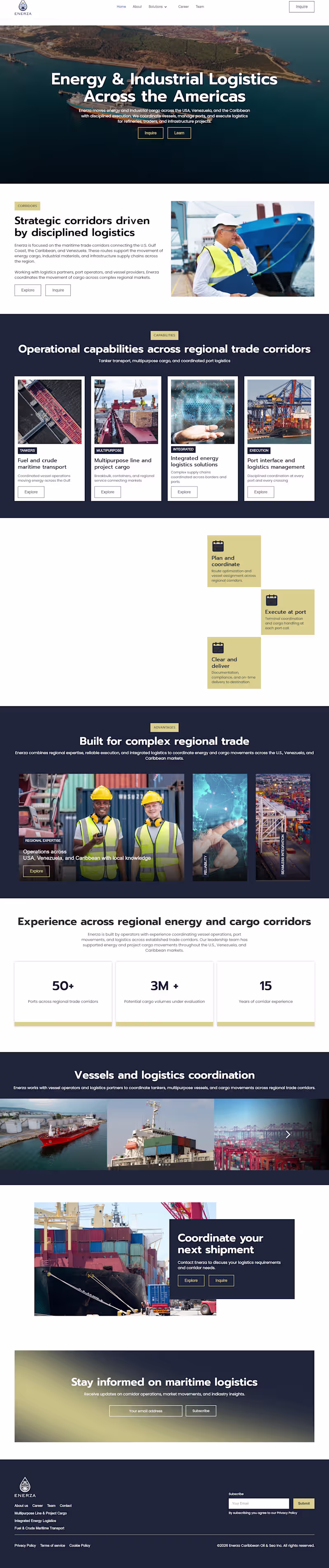 Cover image for Enerza Group – Webflow Website