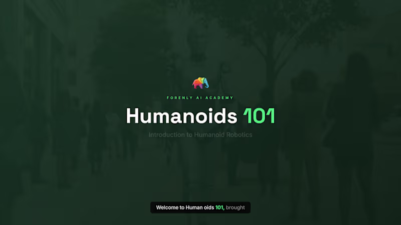 Cover image for Humanoid Robotics Training