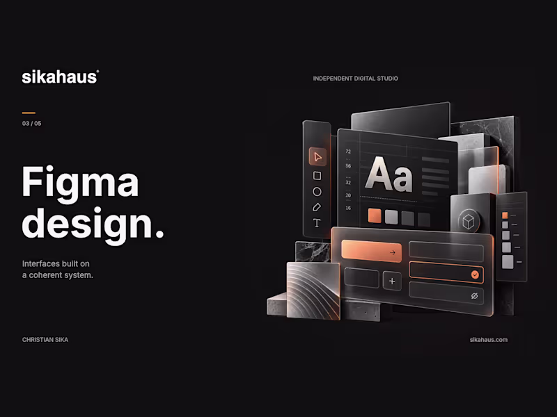 Cover image for Figma Design | Product UI and Reusable Components