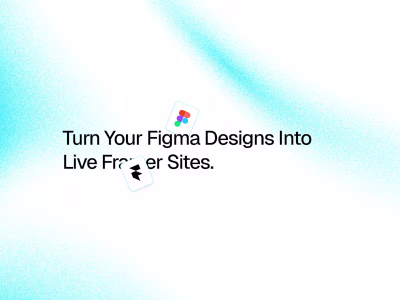 Cover image for Figma to Framer – Landing Page & Multi‑Page Sites