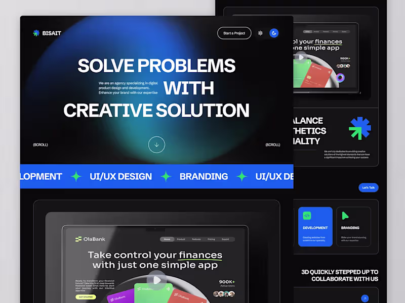 Cover image for Landing Page Design & Development