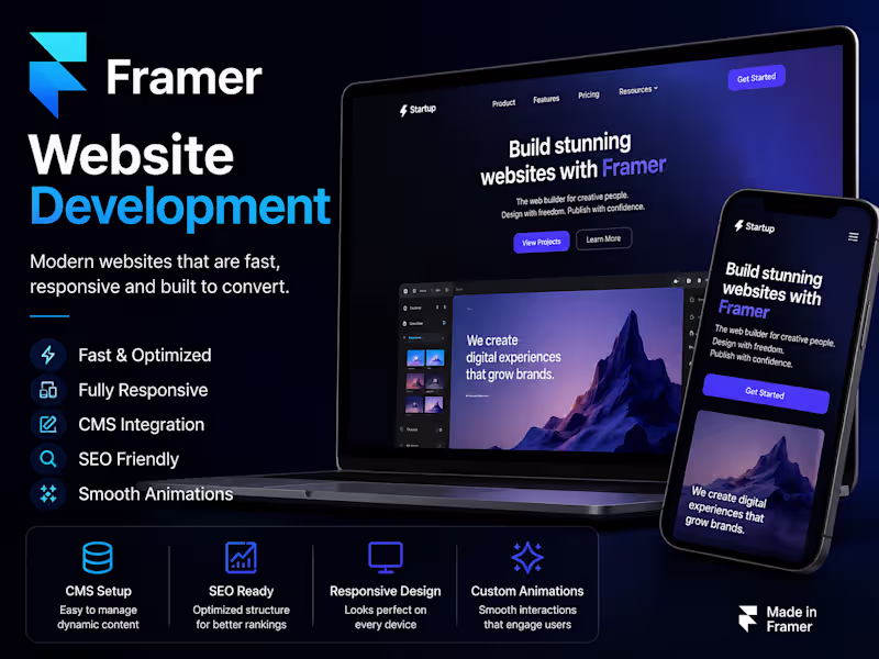 Cover image for Framer Development 