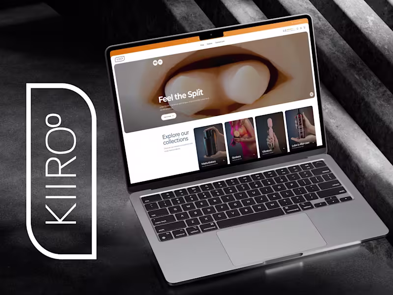Cover image for Shopify Design and Development | Kiiroo brand