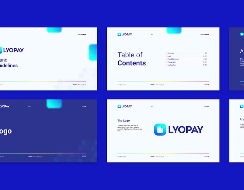 Cover image for LYOPAY Brand Guideline