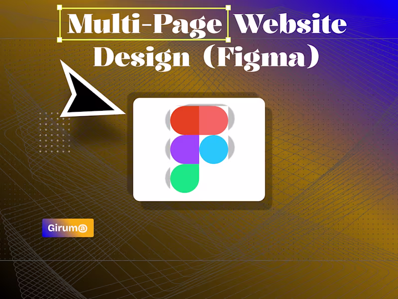 Cover image for Multi-Page Website Design ( Figma )