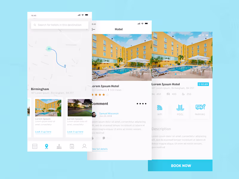 Cover image for Hotel Finder App
