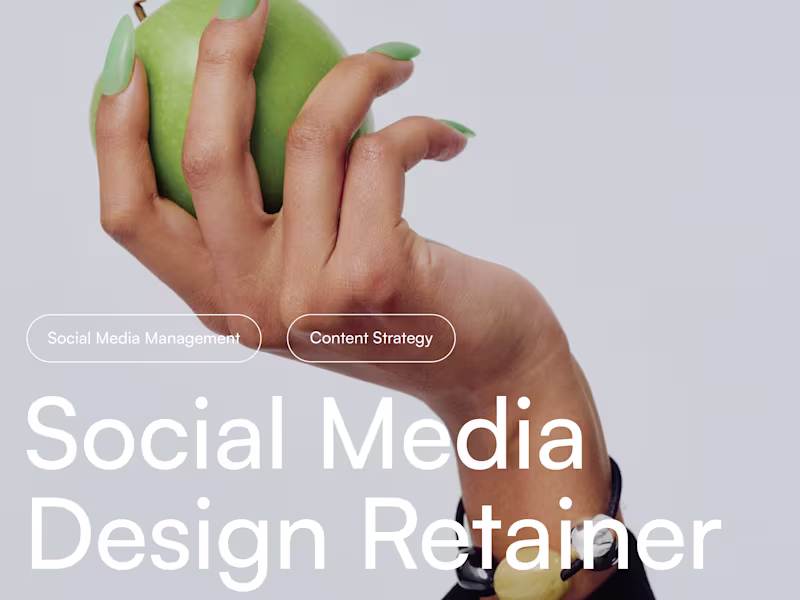 Cover image for Social Media Design Retainer