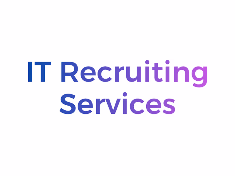 Cover image for Technical Recruiter for IT Roles