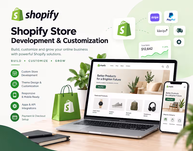 Cover image for Shopify Store Development & Customization