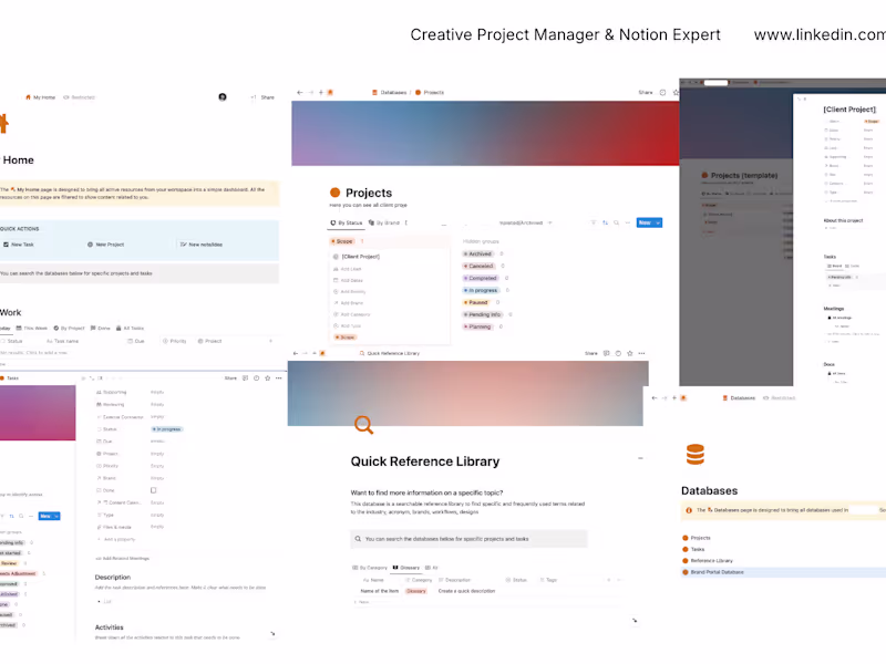 Cover image for Basic Notion Company Workspace Setup