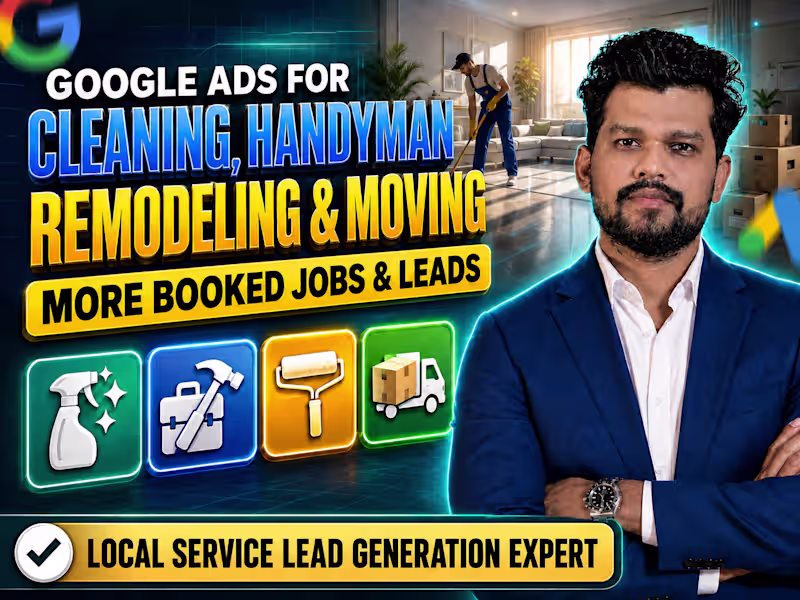 Cover image for  Local Google Ads for Cleaning Companies, Handymen, Remodelers