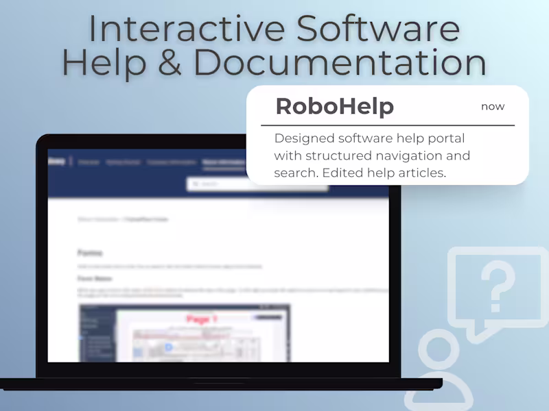 Cover image for Interactive Software Help & Documentation