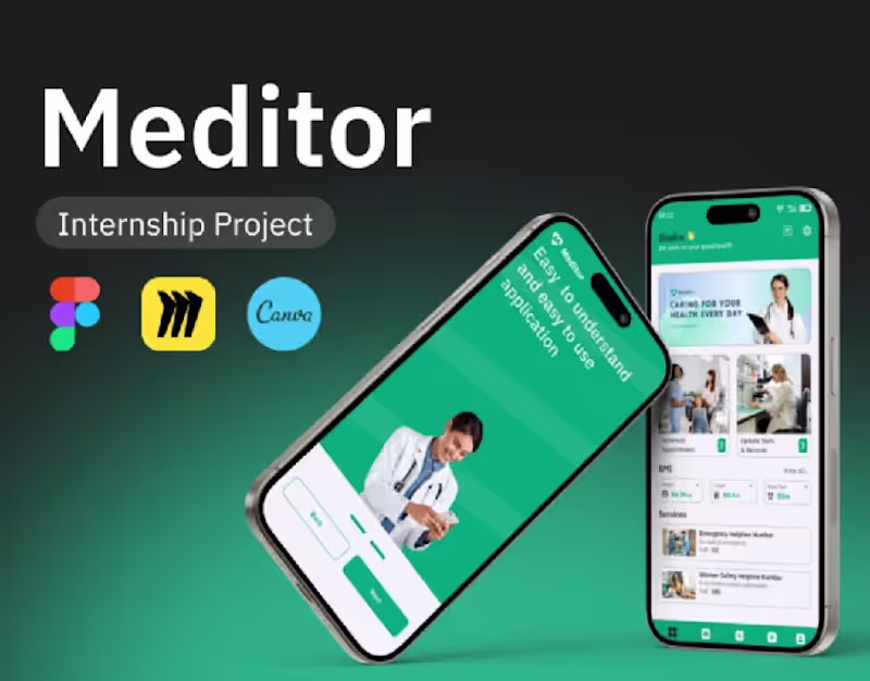 Cover image for Meditor Healthcare Application