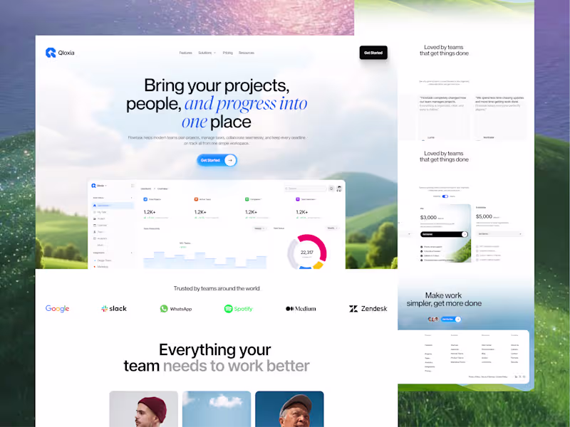 Cover image for Qloxia - Project Management SaaS