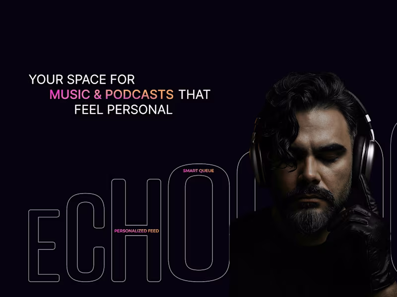 Cover image for Music Streaming App UX/UI Design