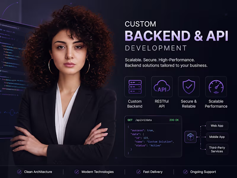 Cover image for Custom Backend & API Development