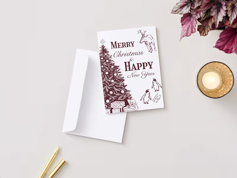 Cover image for Christmas - christmas card