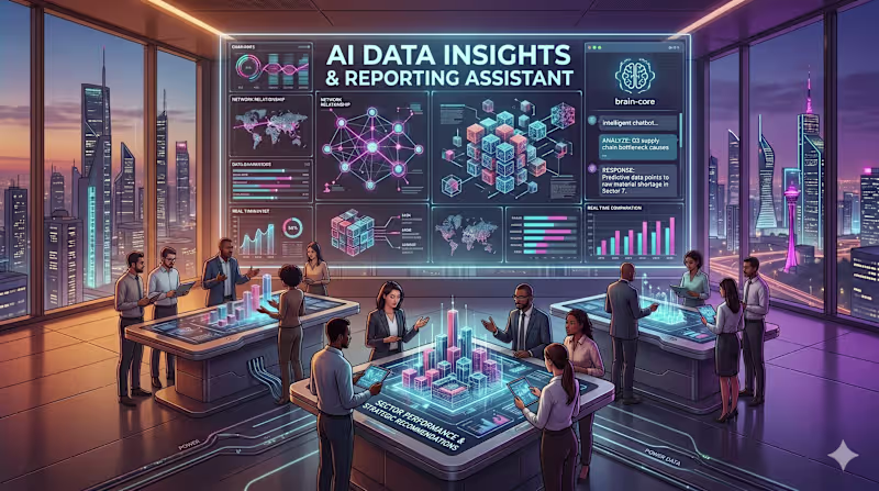 Cover image for AI Data Insights & Reporting Assistant