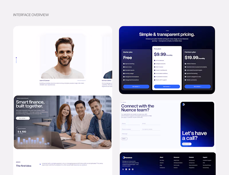 Cover image for UI/UX Design for Nuvance Fintech Platform